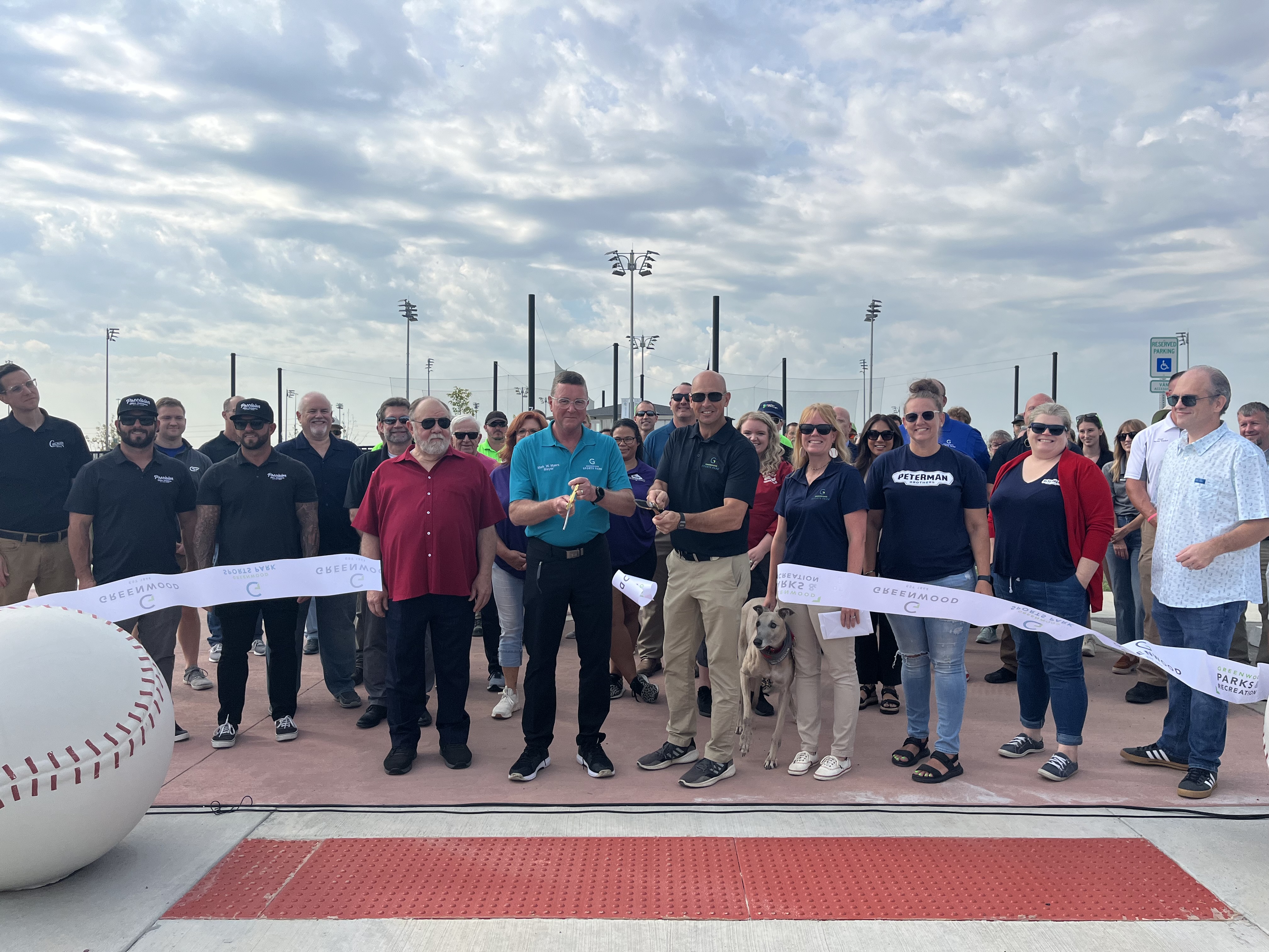 Greenwood Sports Park Ribbon Cutting